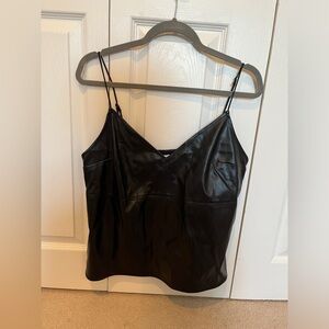 Abercrombie Leather Tank Top